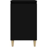  Nočna omarica 2 kosa črna 40x35x70 cm inženirski les | Shoptok.si