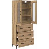  Highboard Umjetnički hrast 69,5 x 34 x 180 cm Konstruirano drvo | shoptok.hr