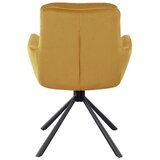 Livetastic Naslanjač Cord, Zlata, Vrtljiv | Shoptok.si