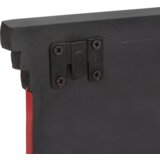 vidaXL zidna vješalica za kapute s 4 kukice 80x25x2 cm čvrsto drvo manga i inženjersko drvo | shoptok.hr