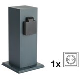  Brilagi - Spoljni stub sa utičnicom PILLAR 1Z SCHUKO 230V IP44 antracit | Eponuda.com