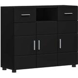  Drveni ormar Crna 88,5 x 30,5 x 73 cm Konstruirano drvo Slike