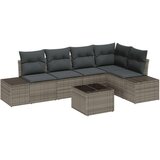  Set od 5 dijelova vrtnog kauča s jastučićima crni poli ratan | shoptok.hr