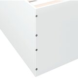  Okvir za krevet bijeli 135x190 cm konstruirano drvo | shoptok.hr