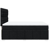  Krevet s oprugama i madracem crni 160x200 cm od tkanine | shoptok.hr