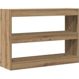 vidaXL knjižni regal Umetni hrast Inženirski les Velik Knjižna omara | Shoptok.si