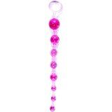  Analne kuglice Jelly Anal 10 Beads, Roze Cene