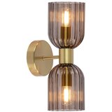  Zidna lampa PIEGA 2xE14/10W/230V mesing/dimljeno crna | Eponuda.com