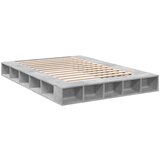  The Living Store Posteljni okvir betonsko siv 150x200 cm inženirski les - Posteljni Okvir, (21498126) | Shoptok.si