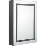  LED kupaonski ormarić s ogledalom sivi 50 x 13 x 70 cm | shoptok.hr