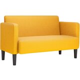  Dvosjed kauč svijetložuta 109 cm samtana tkanina | shoptok.hr