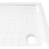  Podloga za tuširanje s točkicama bijela 70 x 100 x 4 cm ABS | shoptok.hr