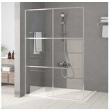  Pregrada za tuš srebrna 140x195 cm prozorno ESG steklo Cene