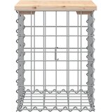  Vrtna klupa s gabionskim dizajnom 33x31x42 cm masivna borovina | Eponuda.ba