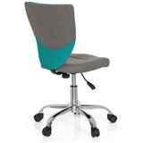 MID.YOU Mladinski Vrtljiv Stol Kiddy Comfort, Siva, Turkizna | Shoptok.si