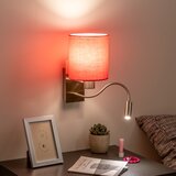  Brilagi - LED zidna lampa NUBILA 1xE27/25W/230V + LED/3W hrom/ružičasta | Eponuda.com