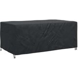 vidaXL Prevleka za zunanje pohištvo Črna 240 x 140 x 90 cm 210D | Shoptok.si