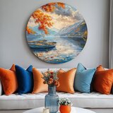  Okrugle slike akrilom Mir jezera | ePonuda.com