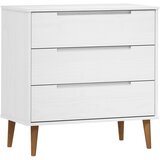  Ladičar MOLDE bijeli 80 x 40 x 80 cm od masivne borovine | Eponuda.com