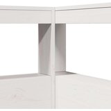  Krevet s regalom za knjige bez madraca bijeli 90x190cm borovina | shoptok.hr