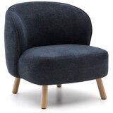 Kave Home Prašno moder fotelj iz šenilje Ulit – | Shoptok.si