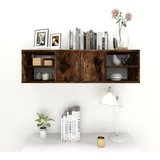  Zidna polica boja hrasta 102x30x29 cm od konstruiranog drva | shoptok.hr
