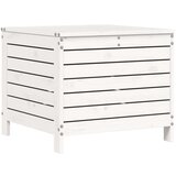 vidaXL vrtni tabure bijeli 62 x 63 5 x 53 5 cm od masivne borovine | shoptok.hr