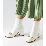 Gemre White heeled ankle boots Castione Cijene