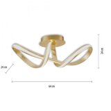 PAUL NEUHAUS 8331-12 - led prigušiva plafonska lampa melinda LED/30W/230V | Eponuda.com