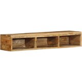 vidaXL Stenska TV omarica 100x30x19 cm trden robusten mangov les | Shoptok.si