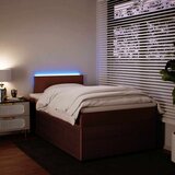 vidaXL Krevet s oprugama i madracem ružičasti 120 x 190 cm baršunasti | shoptok.hr