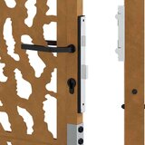 vidaXL Vrtna vrata 105x155 cm preperevanje oblikovanje jeklene sledi | Shoptok.si