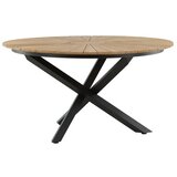 Venture Home Mexico okrugli vrtni blagovaonski stol ⌀140 cm, crni Slike