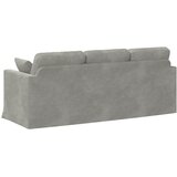 SOFA Svijetlo siva 198 x 78 x 80 cm Baršun | shoptok.hr