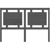 Uzglavlje za krevet sivo 145,5 x 4 x 100 cm od masivne borovine | shoptok.hr