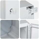  Upravljački ormar Siva 37 x 16,5 x 35 cm ABS plastika | shoptok.hr