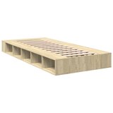  Okvir za krevet boja hrasta 90 x 190 cm od konstruiranog drva | shoptok.hr