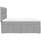  Krevet box spring s madracem svjetlosiva 160x200 cm tkanina | shoptok.hr