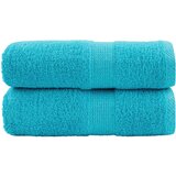Premium ručnici za goste SOLUND 2 kom. tirkizne boje 30x50 cm 600 g/m² | Shoptok.si