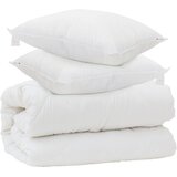  Duvet s jastucima s jastukom 3 pcs Bijelo Mikrovlakna | shoptok.hr