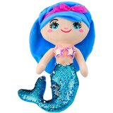  igračka sirena s šljokastim repom 30 cm - plava | Shoptok.si