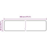 Traka za tepih MARSA Crna 50 x 450 cm Poliester i PVC | shoptok.hr