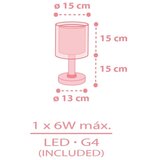 Dalber 41571S - LED dečija lampica BABY TEDDY 1xG4/4W/230V ružičasta | Eponuda.com