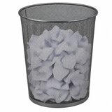 Office Waste Bin Metal Mesh Round Silver 19 L | Shoptok.si