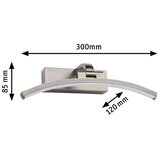 PAULMANN 95559 - LED/6W lampa za slike BENTO 230V 30 cm mesing | Eponuda.com