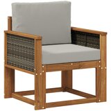  Srednja sofa za van Čvrsto drvo akacije Prirodna | shoptok.hr