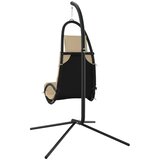 The Living Store Vrtni gugalni stol z blazino krem oxford blago in jeklo - Vrtni Gugalni Stol, (21472295) | Shoptok.si