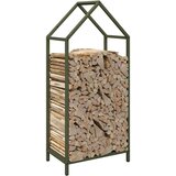  stojalo za drva olivno zelena 40x25x90 cm hladno valjano jeklo | Shoptok.si
