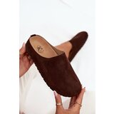 Boto Women's slippers on platform chocolate Sylviane | Shoptok.si