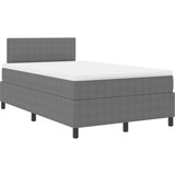  Krevet s oprugom s madracem Siva 120x200 cm Tkanina od kordura | shoptok.hr